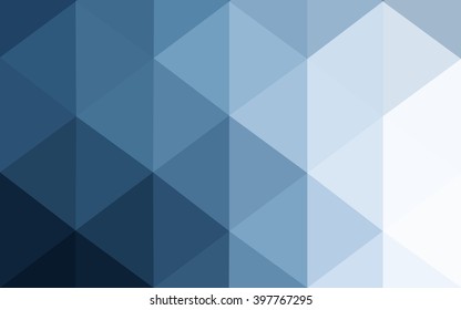 Blue polygonal illustration, which consist of triangles. Geometric background in Origami style with gradient. Triangular design for your business.