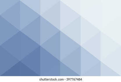 Blue polygonal illustration, which consist of triangles. Geometric background in Origami style with gradient. Triangular design for your business.