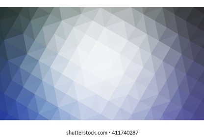 Blue polygonal illustration, which consist of triangles. Geometric background in Origami style with gradient. Triangular design for your business.
