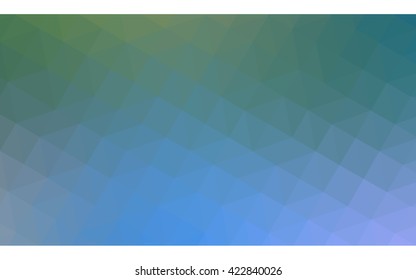 Blue polygonal illustration, which consist of triangles. Geometric background in Origami style with gradient. Triangular design for your business.