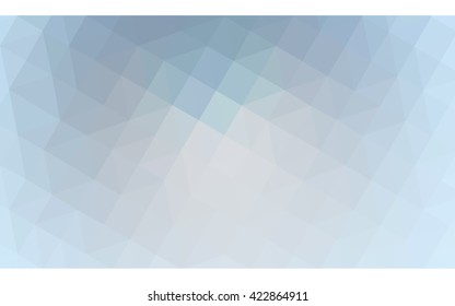 Blue polygonal illustration, which consist of triangles. Geometric background in Origami style with gradient. Triangular design for your business.