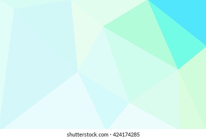 Blue polygonal illustration, which consist of triangles. Geometric background in Origami style with gradient. Triangular design for your business.
