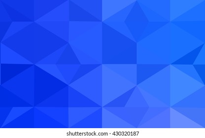 Blue polygonal illustration, which consist of triangles. Geometric background in Origami style with gradient. Triangular design for your business.