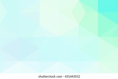 Blue polygonal illustration, which consist of triangles. Geometric background in Origami style with gradient. Triangular design for your business.