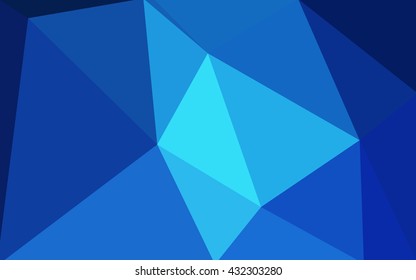 Blue polygonal illustration, which consist of triangles. Geometric background in Origami style with gradient. Triangular design for your business. Blue polygonal illustration, which consist of triangles. Geometric background in Origami style with gradient. Triangular design for your business.