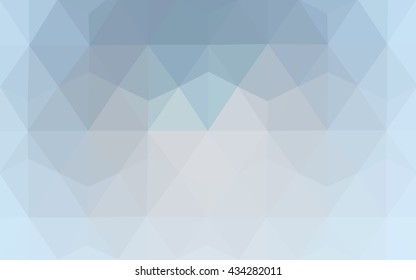 Blue polygonal illustration, which consist of triangles. Geometric background in Origami style with gradient. Triangular design for your business.