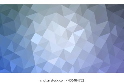 Blue polygonal illustration, which consist of triangles. Geometric background in Origami style with gradient. Triangular design for your business.