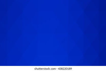 Blue polygonal illustration, which consist of triangles. Geometric background in Origami style with gradient. Triangular design for your business.