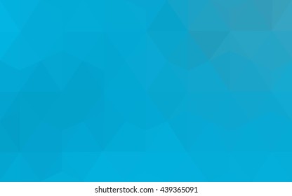 Blue polygonal illustration, which consist of triangles. Geometric background in Origami style with gradient. Triangular design for your business.