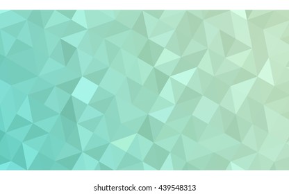 Blue polygonal illustration, which consist of triangles. Geometric background in Origami style with gradient. Triangular design for your business.