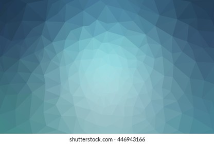 Blue polygonal illustration, which consist of triangles. Geometric background in Origami style with gradient. Triangular design for your business.