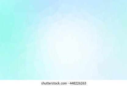 Blue polygonal illustration, which consist of triangles. Geometric background in Origami style with gradient. Triangular design for your business.