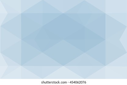 Blue polygonal illustration, which consist of triangles. Geometric background in Origami style with gradient. Triangular design for your business.