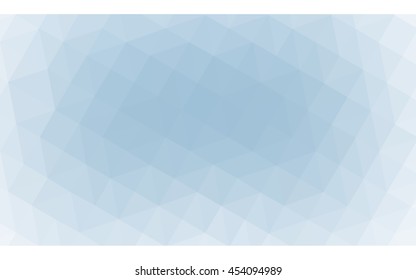 Blue polygonal illustration, which consist of triangles. Geometric background in Origami style with gradient. Triangular design for your business.