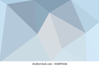 Blue polygonal illustration, which consist of triangles. Geometric background in Origami style with gradient. Triangular design for your business.