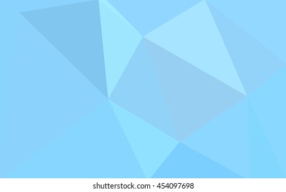 Blue polygonal illustration, which consist of triangles. Geometric background in Origami style with gradient. Triangular design for your business.