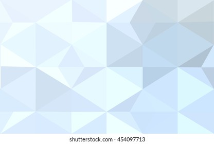 Blue polygonal illustration, which consist of triangles. Geometric background in Origami style with gradient. Triangular design for your business.