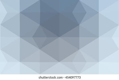 Blue polygonal illustration, which consist of triangles. Geometric background in Origami style with gradient. Triangular design for your business.