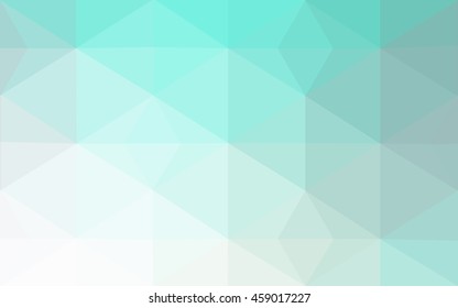 Blue polygonal illustration, which consist of triangles. Geometric background in Origami style with gradient. Triangular design for your business.