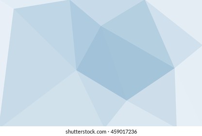 Blue polygonal illustration, which consist of triangles. Geometric background in Origami style with gradient. Triangular design for your business.