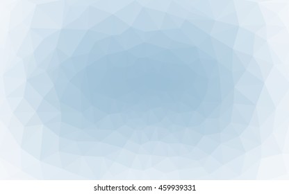 Blue polygonal illustration, which consist of triangles. Geometric background in Origami style with gradient. Triangular design for your business.