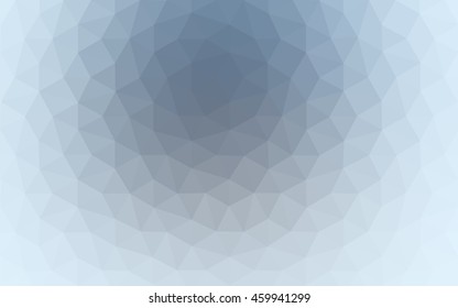 Blue polygonal illustration, which consist of triangles. Geometric background in Origami style with gradient. Triangular design for your business.