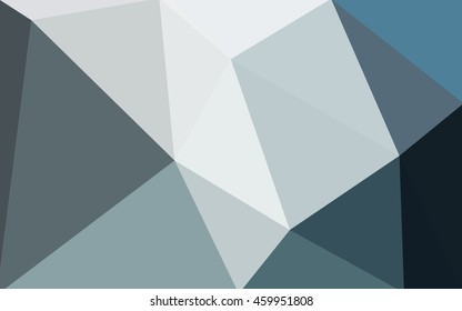 Blue polygonal illustration, which consist of triangles. Geometric background in Origami style with gradient. Triangular design for your business.