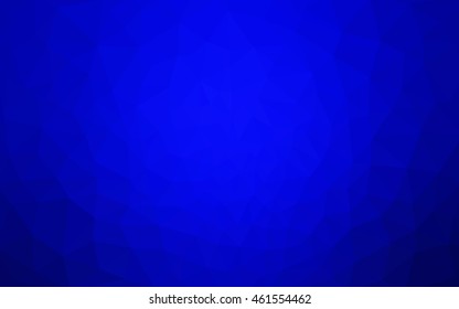 Blue polygonal illustration, which consist of triangles. Geometric background in Origami style with gradient. Triangular design for your business.
