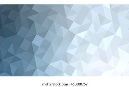 Blue polygonal illustration, which consist of triangles. Geometric background in Origami style with gradient. Triangular design for your business.