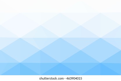 Blue polygonal illustration, which consist of triangles. Geometric background in Origami style with gradient. Triangular design for your business.