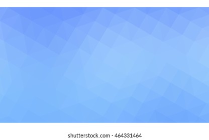 Blue polygonal illustration, which consist of triangles. Geometric background in Origami style with gradient. Triangular design for your business.