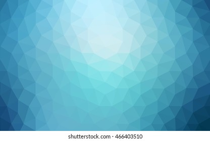 Blue polygonal illustration, which consist of triangles. Geometric background in Origami style with gradient. Triangular design for your business.