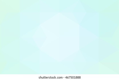 Blue polygonal illustration, which consist of triangles. Geometric background in Origami style with gradient. Triangular design for your business.