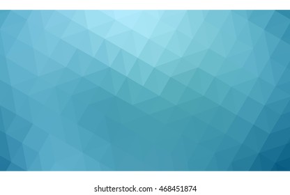 Blue polygonal illustration, which consist of triangles. Geometric background in Origami style with gradient. Triangular design for your business.