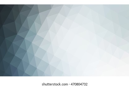 Blue polygonal illustration, which consist of triangles. Geometric background in Origami style with gradient. Triangular design for your business.