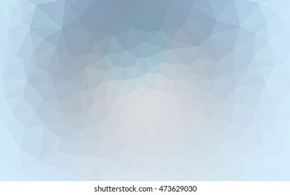 Blue polygonal illustration, which consist of triangles. Geometric background in Origami style with gradient. Triangular design for your business.