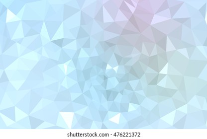 Blue polygonal illustration, which consist of triangles. Geometric background in Origami style with gradient. Triangular design for your business.