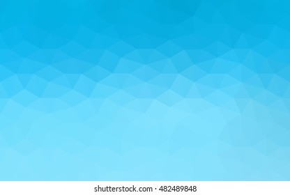Blue polygonal illustration, which consist of triangles. Geometric background in Origami style with gradient. Triangular design for your business.