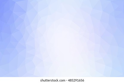 Blue polygonal illustration, which consist of triangles. Geometric background in Origami style with gradient. Triangular design for your business.