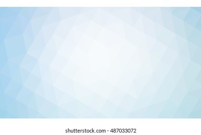 Blue polygonal illustration, which consist of triangles. Geometric background in Origami style with gradient. Triangular design for your business.