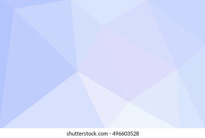 Blue polygonal illustration, which consist of triangles. Geometric background in Origami style with gradient. Triangular design for your business.