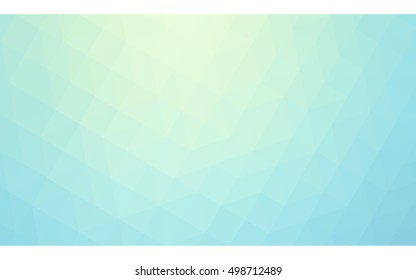 Blue polygonal illustration, which consist of triangles. Geometric background in Origami style with gradient. Triangular design for your business.