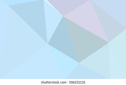 Blue polygonal illustration, which consist of triangles. Geometric background in Origami style with gradient. Triangular design for your business.