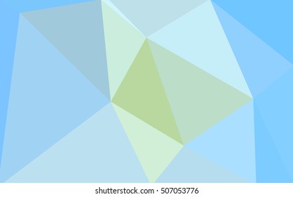Blue polygonal illustration, which consist of triangles. Geometric background in Origami style with gradient. Triangular design for your business.