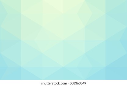 Blue polygonal illustration, which consist of triangles. Geometric background in Origami style with gradient. Triangular design for your business.