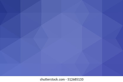 Blue polygonal illustration, which consist of triangles. Geometric background in Origami style with gradient. Triangular design for your business.