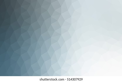 Blue polygonal illustration, which consist of triangles. Geometric background in Origami style with gradient. Triangular design for your business.