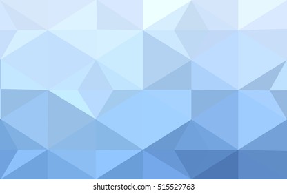 Blue polygonal illustration, which consist of triangles. Geometric background in Origami style with gradient. Triangular design for your business.