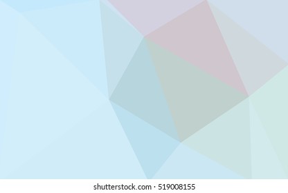 Blue polygonal illustration, which consist of triangles. Geometric background in Origami style with gradient. Triangular design for your business.