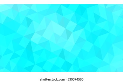 Blue polygonal illustration, which consist of triangles. Geometric background in Origami style with gradient. Triangular design for your business.